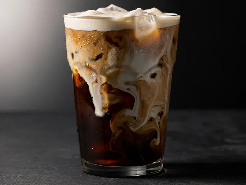 Starbucks Vanilla Sweet Cream Cold Brew with cold brew coffee, vanilla syrup, heavy cream