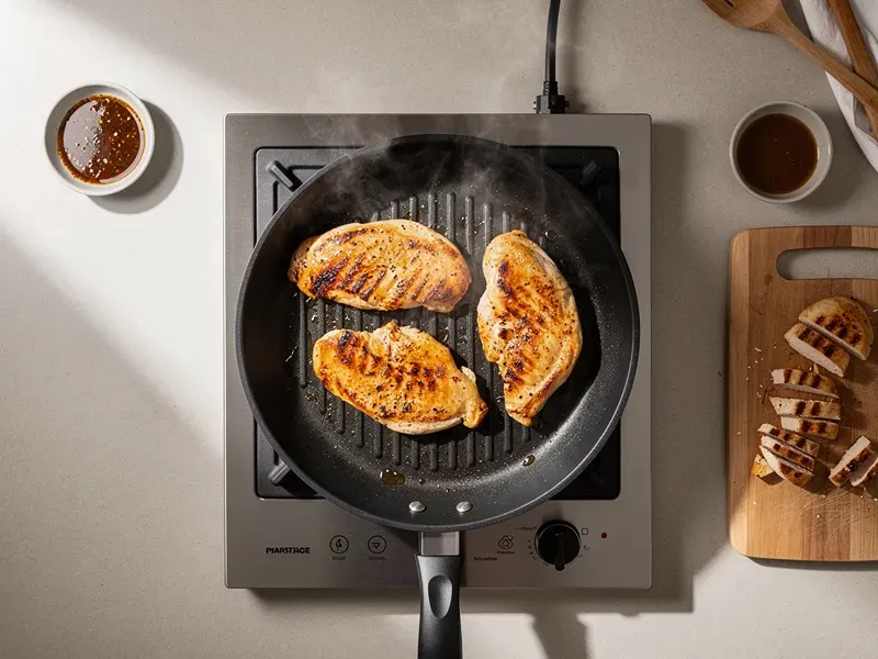 Step 5: Grill or pan-sear the marinated chicken over high heat for 5-6 minutes per side