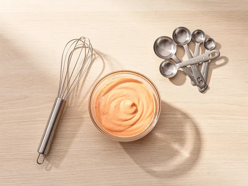 Step 1: Mix the Big Mac sauce ingredients together in a small bowl and set aside. If usi