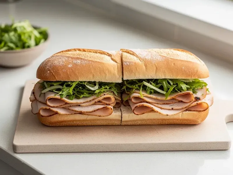 Step 7: Top with the shredded lettuce, then gently press the top of the roll down to clo